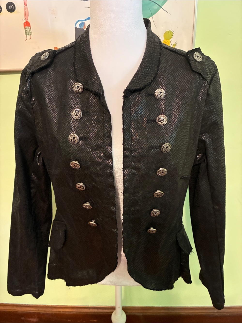 Porter Collective military style jacket in EUC, size M